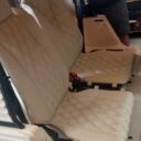 Sellerie confort beige matelassée